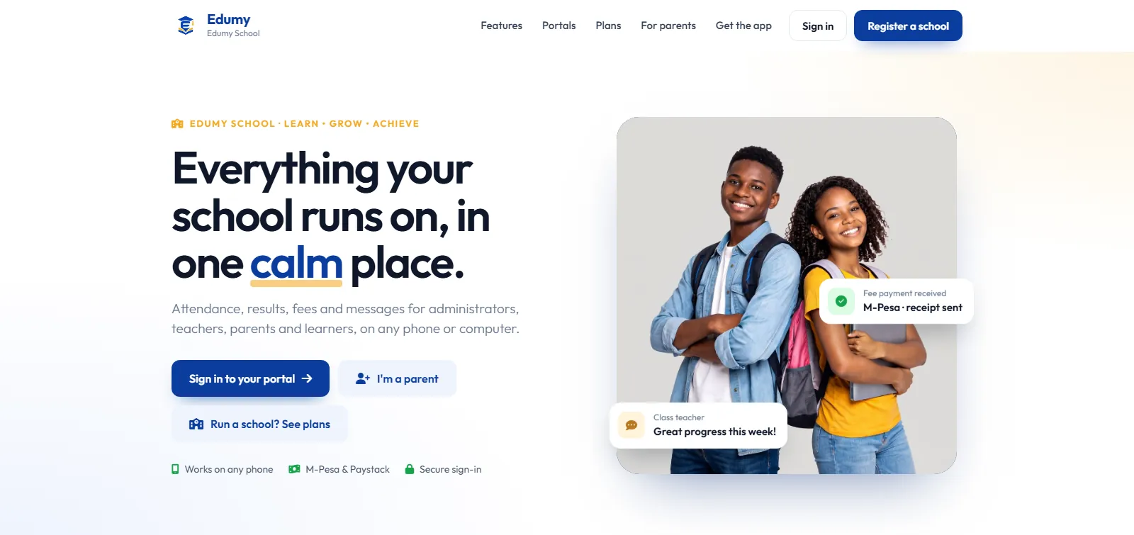 EduMy school portal