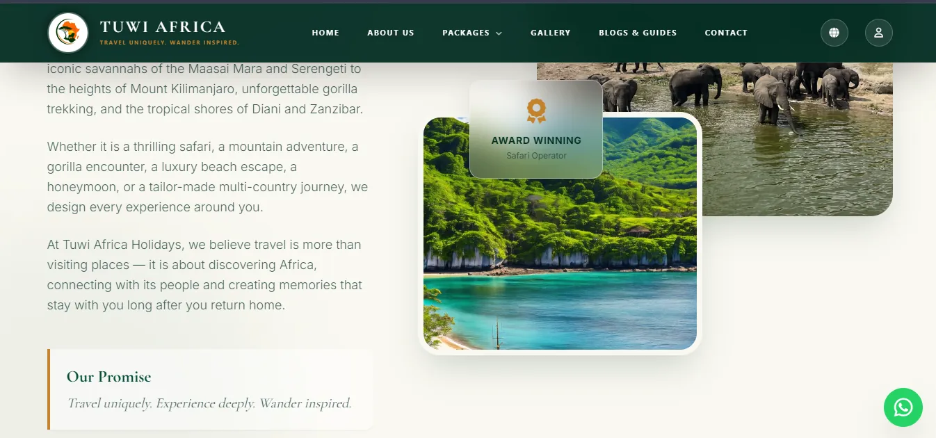 Tuwi Africa Holidays