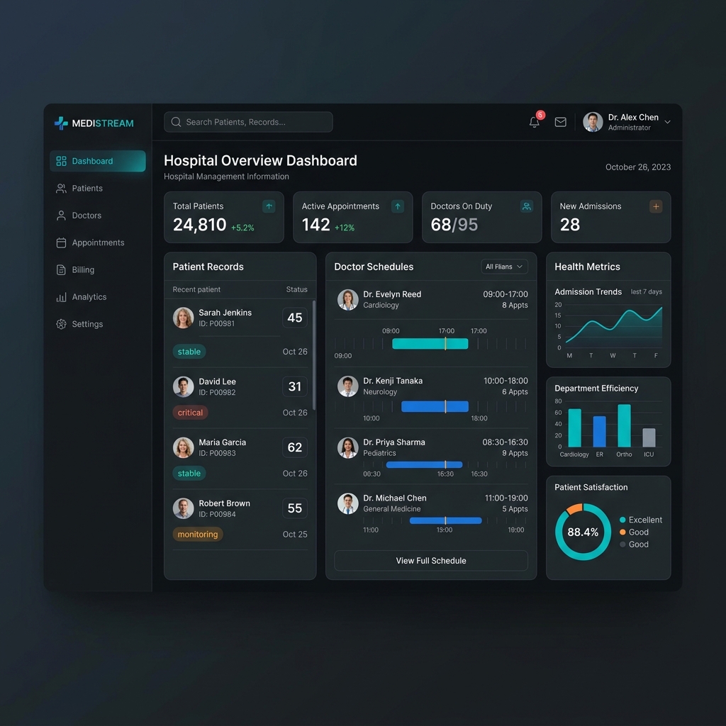Hospital Management Information Systems (HMIS)