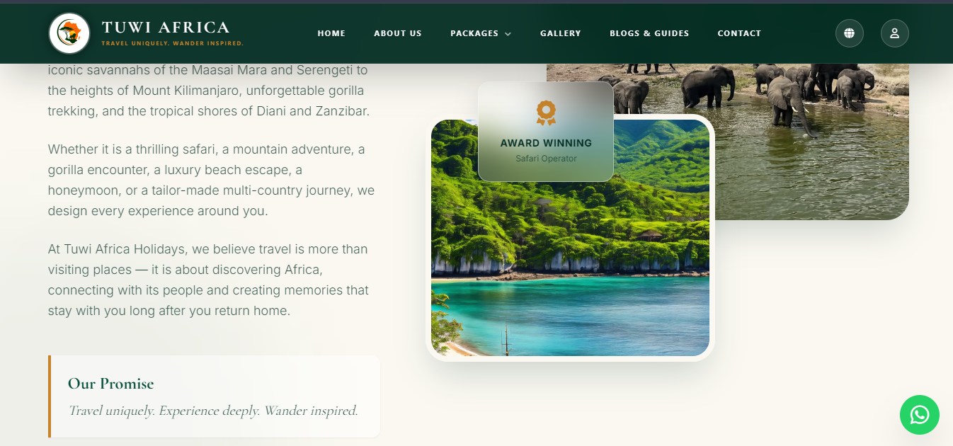 Tuwi Africa Holidays